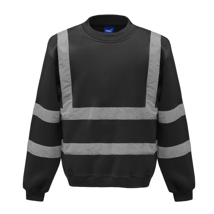 Hi-vis sweatshirt (HVJ510) - Black - M Hi-vis sweatshirt (HVJ510) - Black - M