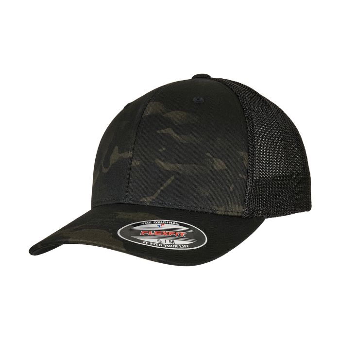 MultiCam® trucker mesh cap (6511MC) - Multicam Black - One size MultiCam® trucker mesh cap (6511MC) - Multicam Black - One size