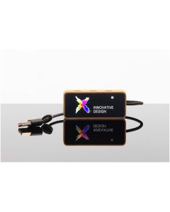 SCX.design H21 8-in-1 wooden USB hub with dual input and 6 ports