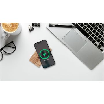 SCX.design P34 5000 mAh wooden wireless power bank 