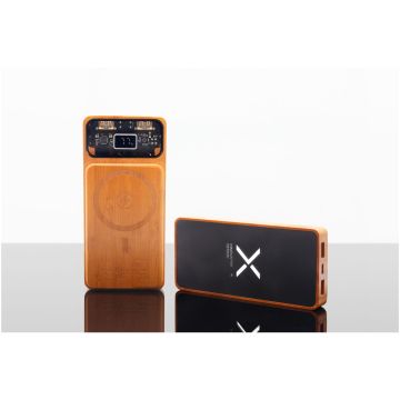 SCX.design P48 10.000 mAh magnetic 15W wooden power bank