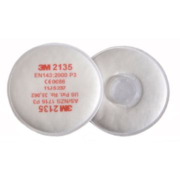 3M 2135 P3 FILTER - White