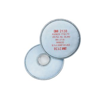 3M 2138 P3 FILTER - White