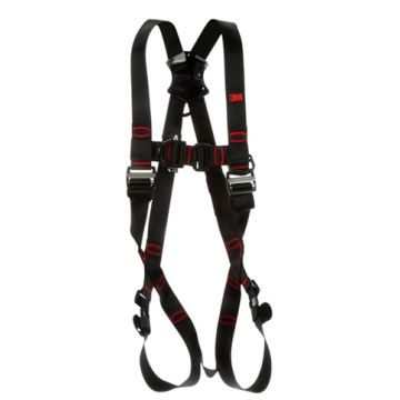 3M PROTECTA VEST PASS THROUGH FALL ARREST HARNESS XL - Black / Red