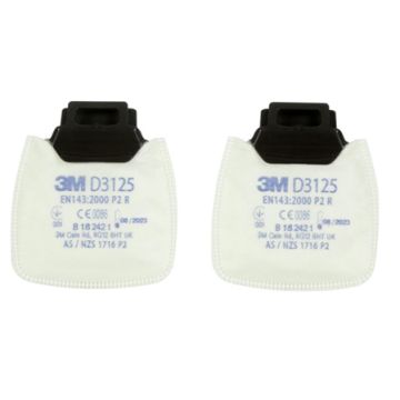 3M D3125 SECURE CLICK P2 R FILTER - White