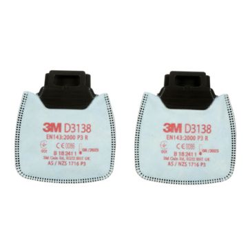 3M D3138 SECURE CLICK P3 R FILTER - White