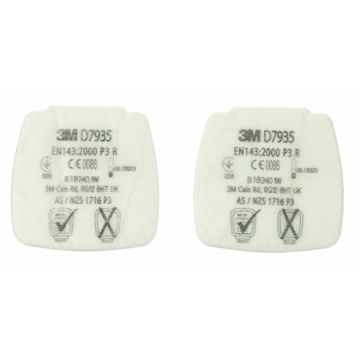 3M D7935 SECURE CLICK P3 R PARTICULATE FILTER - White