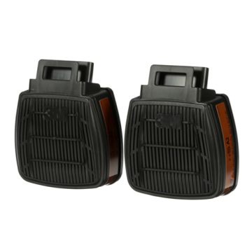 3M D8055 SECURE CLICK A2 FILTER DUAL FLOW - Black