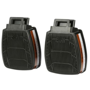 3M D8095 SECURE CLICK A2P3 R FILTER DUAL FLOW - Black