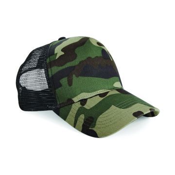 Camo snapback trucker