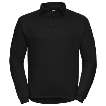Heavy-duty collar sweatshirt - Black - XS