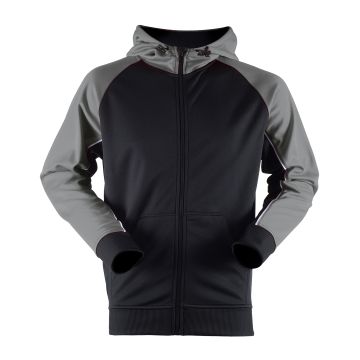 Panelled sports hoodie