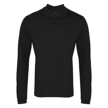 Long sleeve Coolchecker® piqué polo