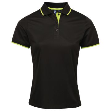 Women's contrast Coolchecker® polo
