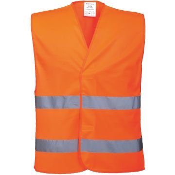 Hi-vis two-band vest (C474)