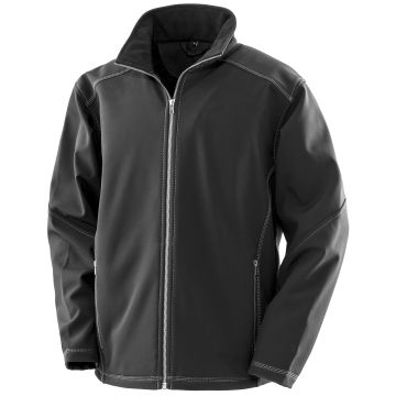 Treble stitch softshell