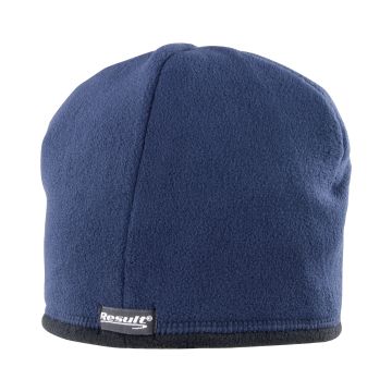 Reversible microfleece bob hat