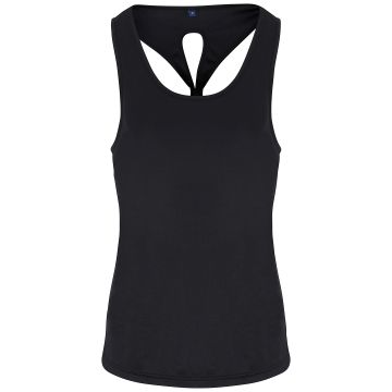 Women's TriDri® yoga knot vest