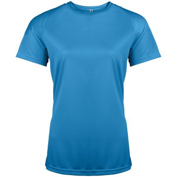 Ladies' short-sleeved sports T-shirt
