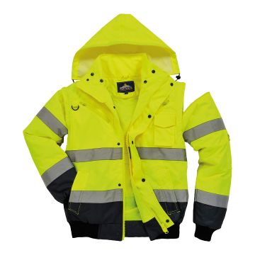 Hi-vis contrast bomber jacket (C465)