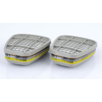 3M 6057 ABE1 FILTER - White