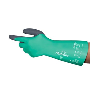 Ansell AlphaTec 58-005 Gauntlet Glove (Pack 6)