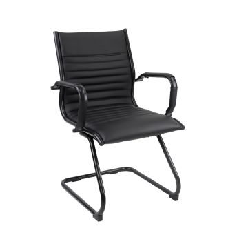Bari executive visitors chair black frame - Black