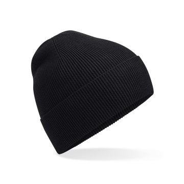 Organic cotton fine knit beanie