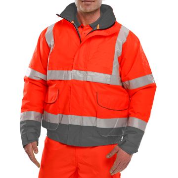 Beeswift Two-Tone Hi-Vis Bomber Jacket