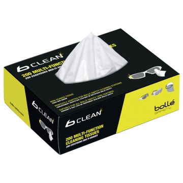 BOLLE B401 BOX 200 TISSUES FOR BOB600 - Black