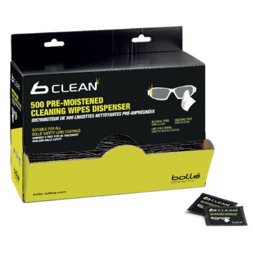 BOLLE B500 LENS CLN WIPES(500) - Black