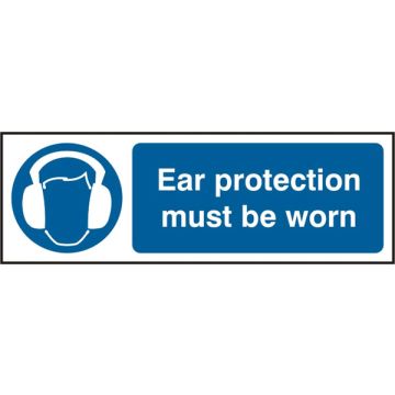 EAR PROTECTION  SAV 300MM X 100MM - White/Blue