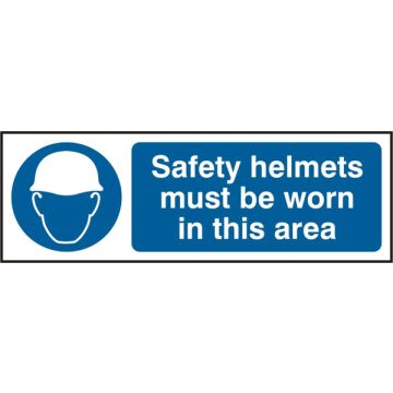 SAFETY HELMETS SAV 300MM X 100MM - White/Blue