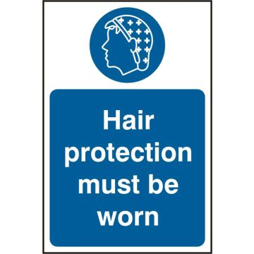 HAIR PROTECTION  SAV 200MM X 300MM - White/Blue