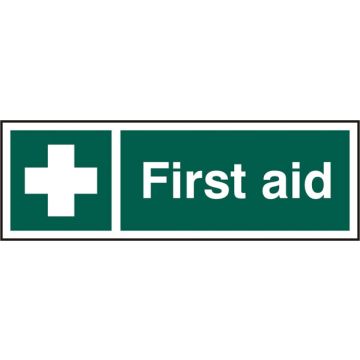 FIRST AID RPVC 300MM X 100MM - Green