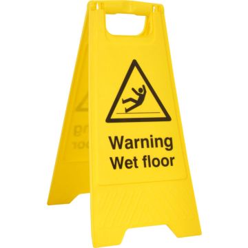 WARNING WET FLOOR A BOARD - Yellow