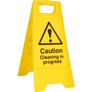 CLEANING IN PROGRESS A BOARD - Yellow