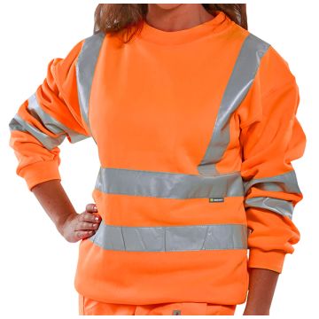 Beeswift Essential Sweatshirt Hi-Vis Jumper