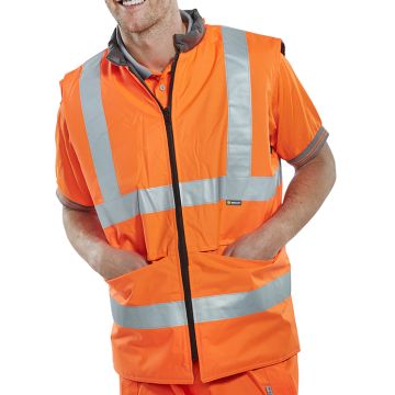 Beeswift Reversible Hi-Vis Interactive Bodywarmer
