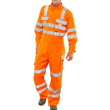 Beeswift ARC Compliant Hi-Vis Rail Spec Boilersuit