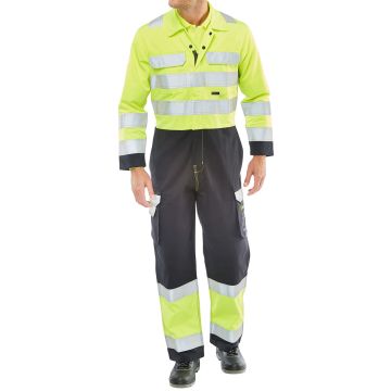 Beeswift ARC Compliant Hi-Vis Boilersuit