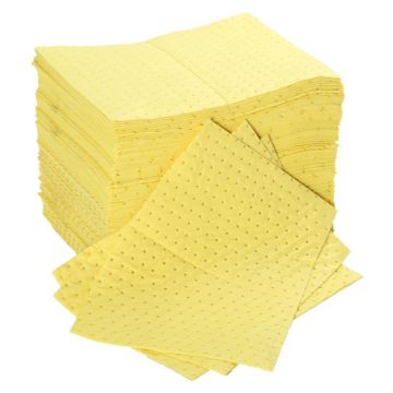 CHEMICAL PAD 40CM X 50CM PACK OF 100 - Yellow