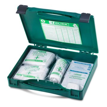 CLICK MEDICAL FIRST AID KIT BOXED - Green