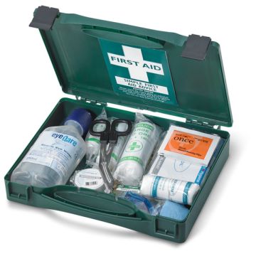 CLICK MEDICAL TRAVEL BS8599-1 2012 FIRST AID KIT - Green