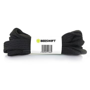 CLICK FLAT SHOE LACE 70CMS BL - Black