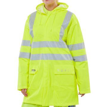 Beeswift Fire Retardant Hi-Vis Anti-Static Jacket