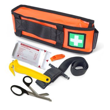 CRITICAL INJURY QUICK RELEASE KIT EMERGENCY SOF TOURNIQUET - Orange