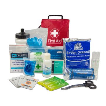 PERSONAL FIRST AID HEAT STRESS AND REHYDRATION KIT - Red