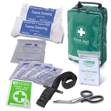 BS8599-1:2019 CRITICAL INJURY PACK HIGH RISK IN BAG - Green