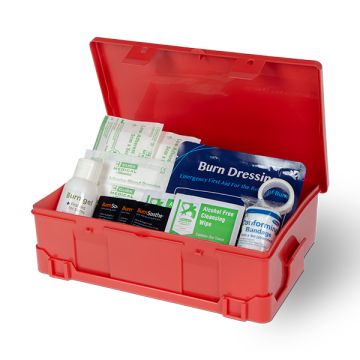 BURN CARE KIT BOXED - Red
